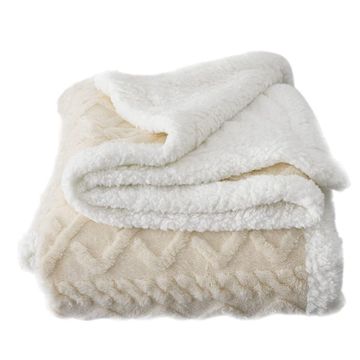 Warm Flannel Fluffy Throw Fleece Soft Thick Blankets
