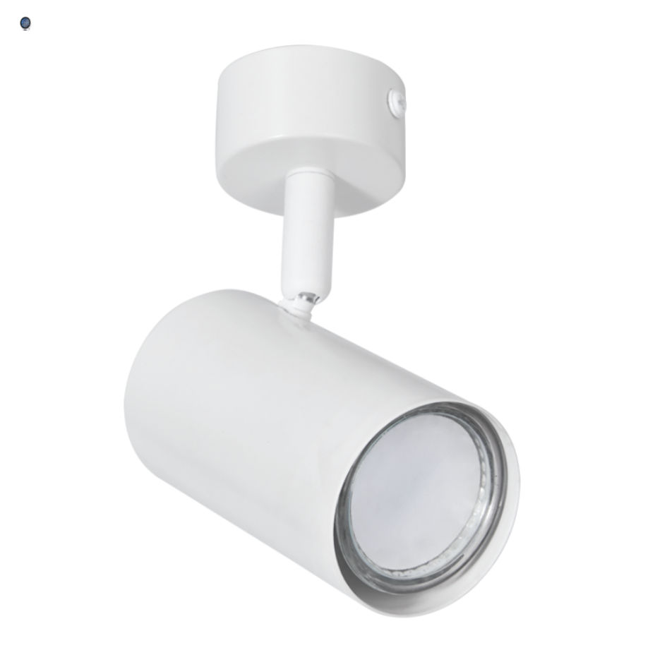 Matt White Metal Spotlight