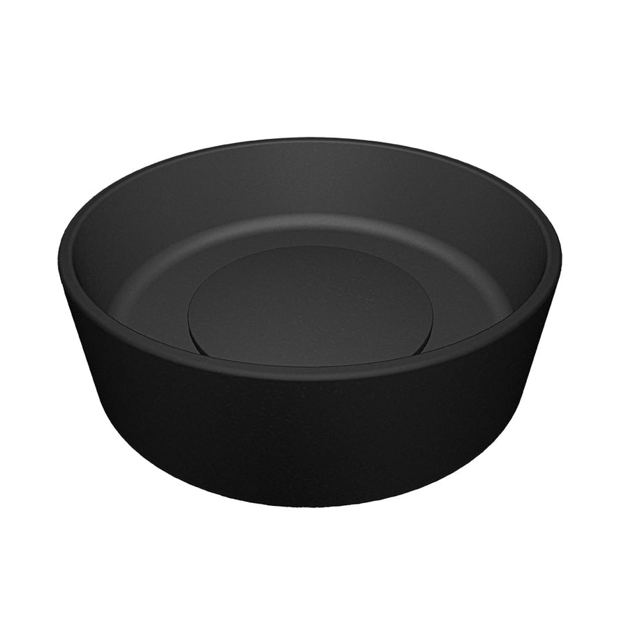 Laveo Perl 360 Granite Composite Countertop Basin - Black
