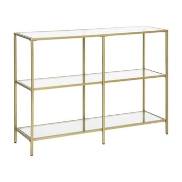 Bragg Salem Entryway Console Table 100cm, Gold