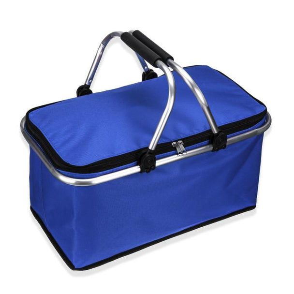 Durable Foldable Shopping Bag - Keep Warm & Waterproof - Blue
