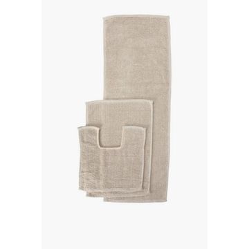 3 PIECE JACQUARD RUNNER BATH MAT SET Soft, Durable & Elegant Bathroom Style