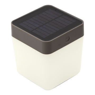 Eurolux - Solar - Portable - Table - Cube Light - Silver