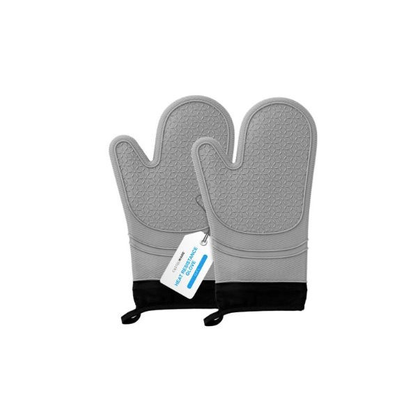 Castalware - Oven Mitts- Heat and Slip Resistant Silicone Oven Gloves Set