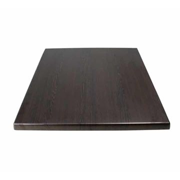 Vividitto - Werzalit Square Cafe Table Top 60cm - Yeni Wenge