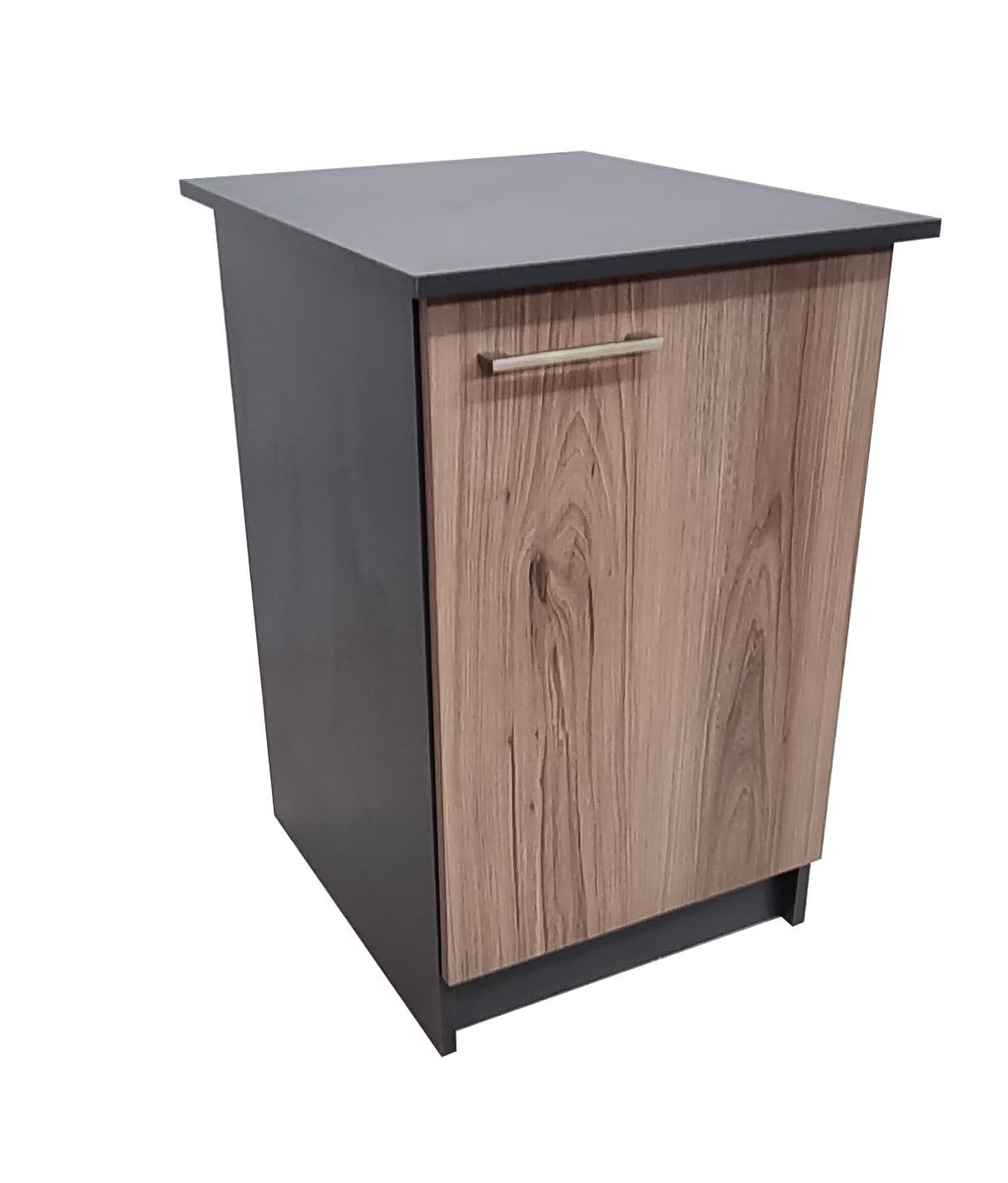 London 45cm, 2 Shelf 1 Door Storm Grey & Sahara LEROY