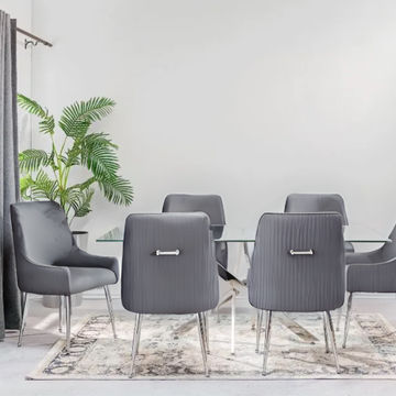 KC FURN – Morgan Dining Set (Grey)