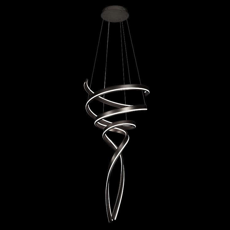 230v 120W LED Black Swan Pendant