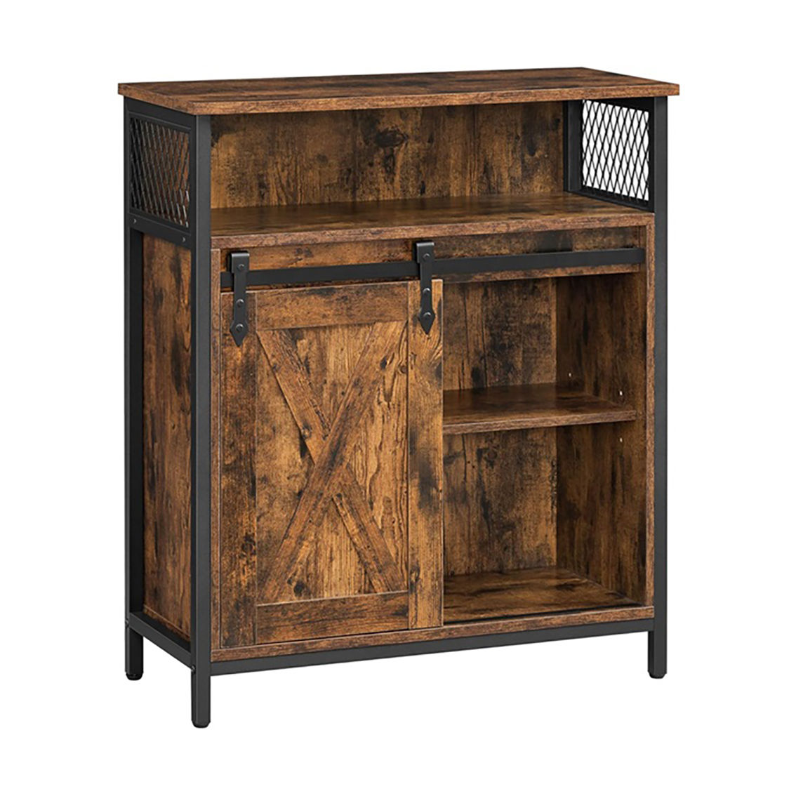 Sliding Door Sideboard - Rustic Kitchen, Entry or Office Cabinet