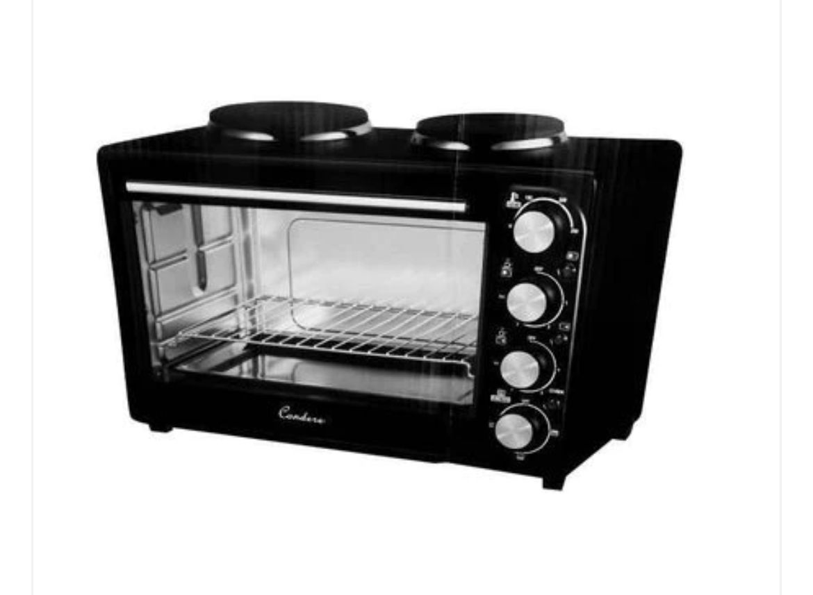 Condere Electric Oven with 2 Hot Plates - 30L | LEROY MERLIN South Africa