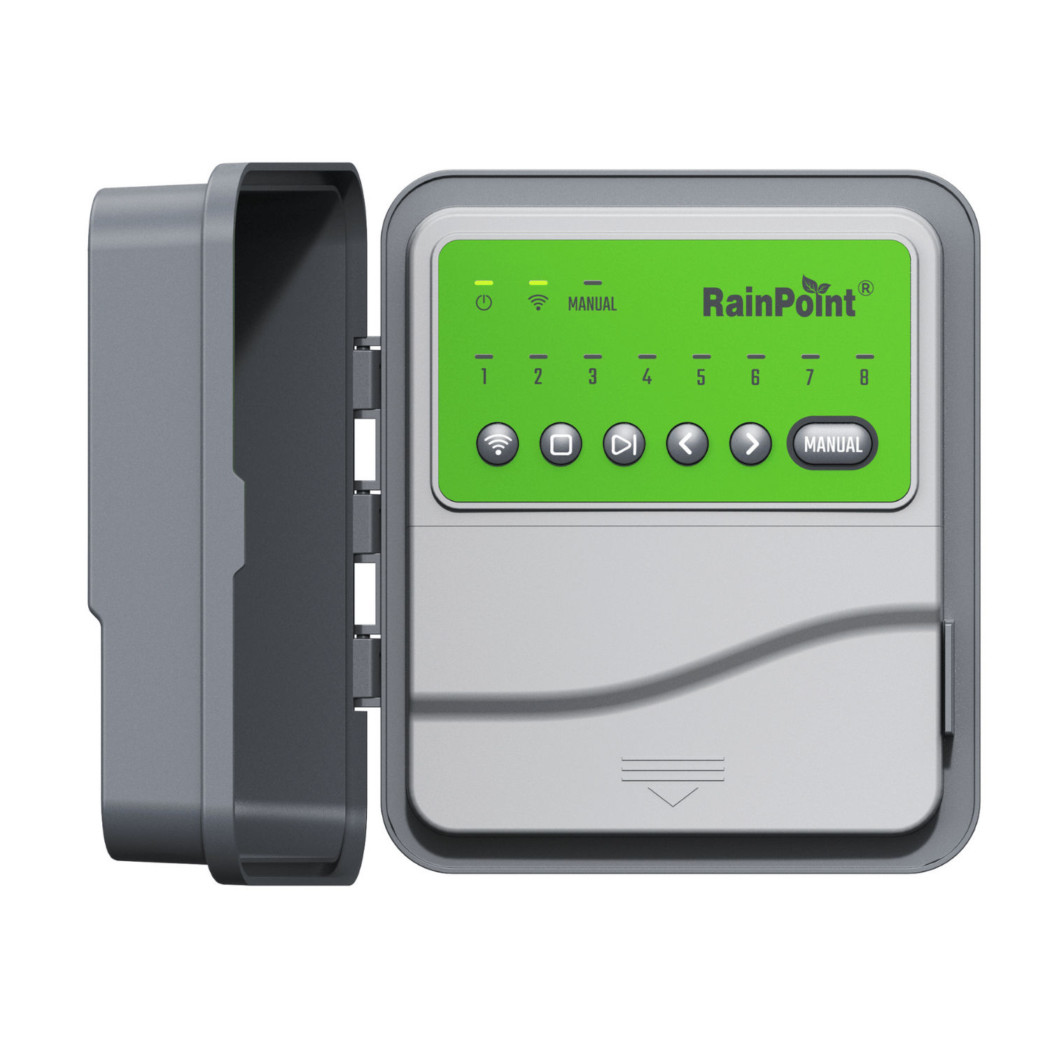 RainPoint Wi-Fi Irrigation Controller AC (8 Zones) - Outdoor Use