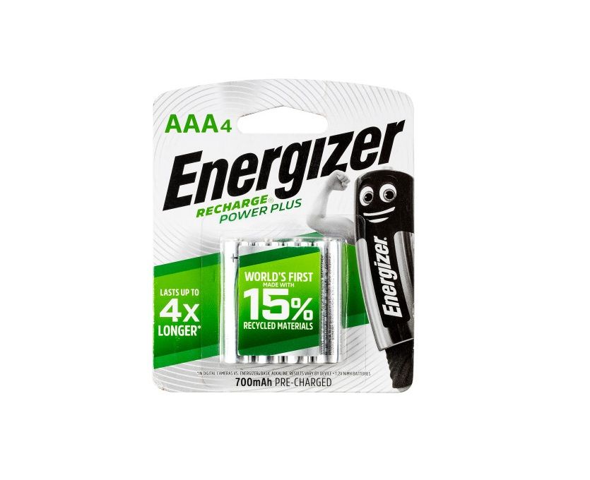 Energizer - 4 Piece - AAA - Recharge - 700MAH