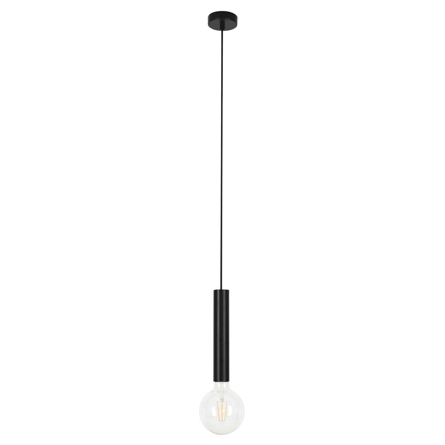 Zebbies Lighting Peyton Matte Black 1 Light Pendant