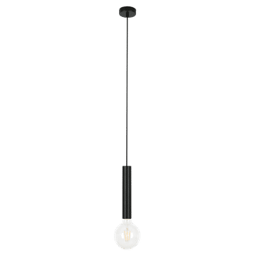 Zebbies Lighting Peyton Matte Black 1 Light Pendant