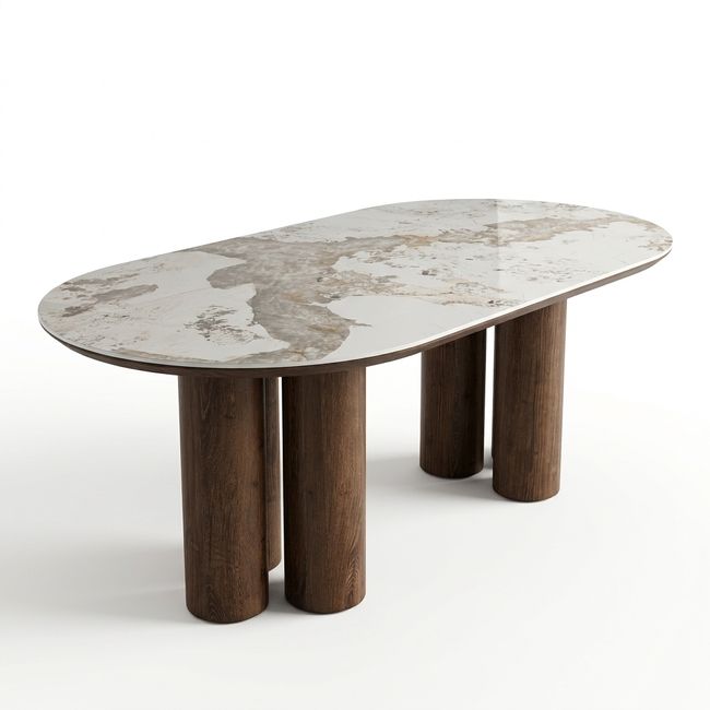 KC Furn - Bellagio Modern Dining Table