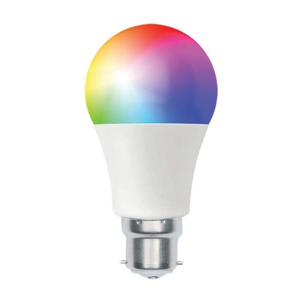 230VAC 10W B22 Wi-Fi Smart Lamp RGB + CCT + Dimming