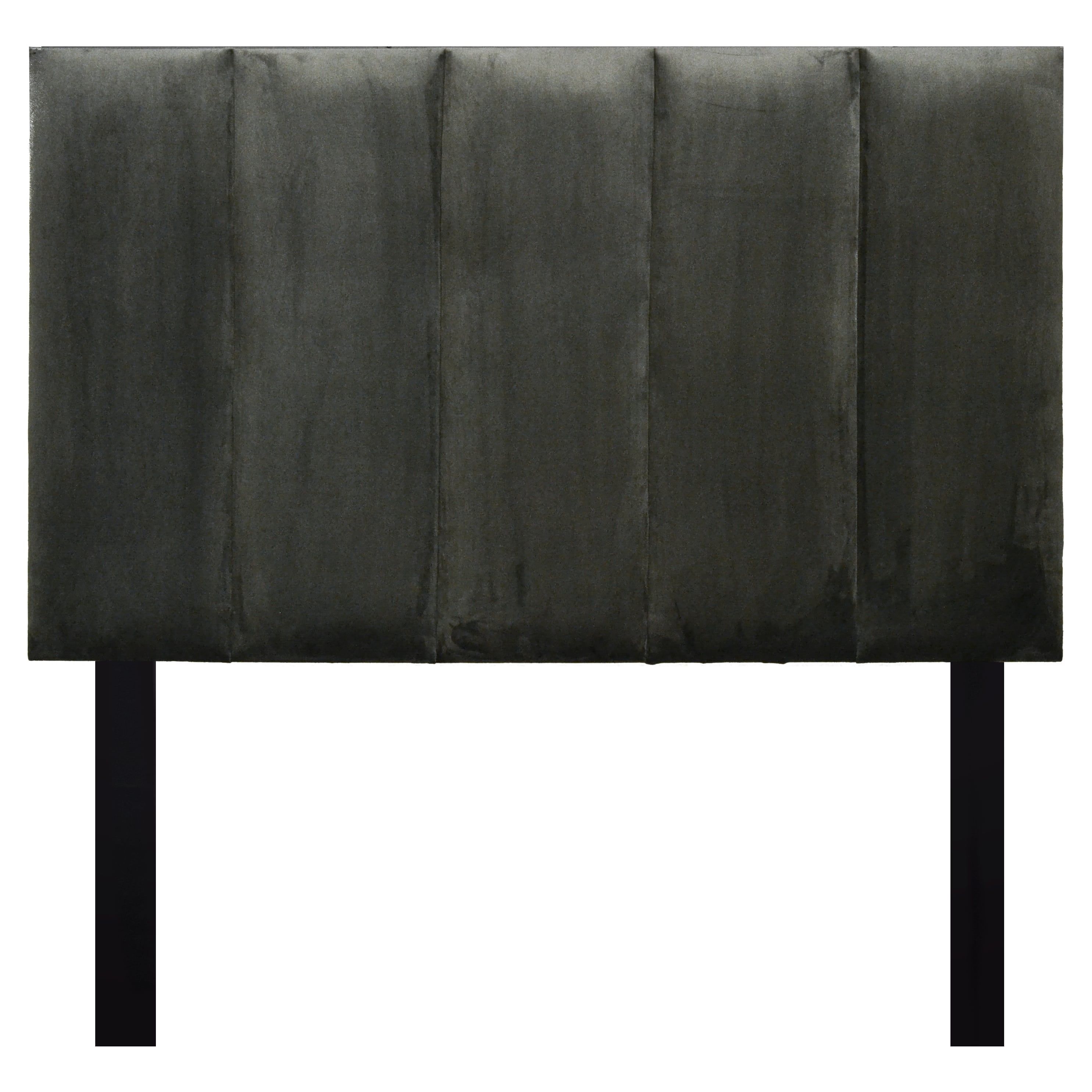 Taylor Headboard - Dark Dark Grey Velvet - Double