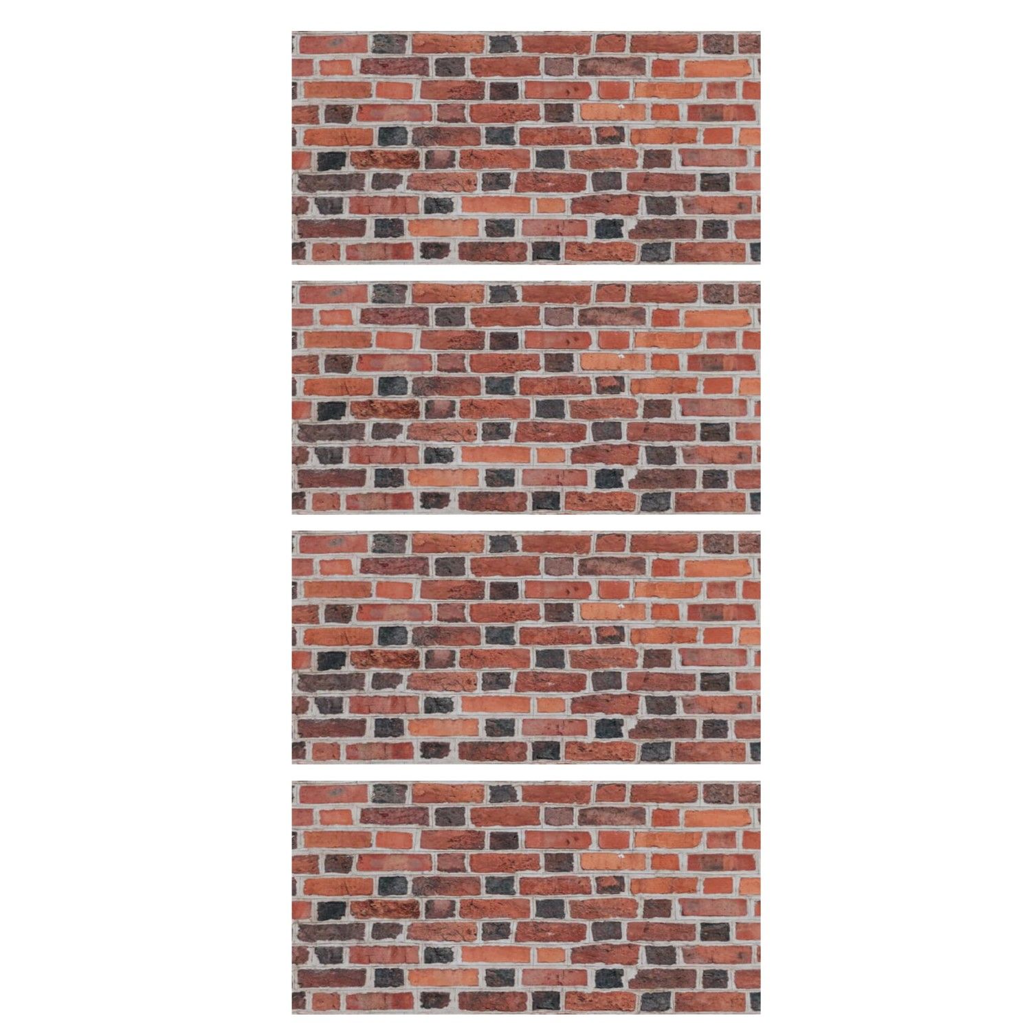 Echo-less Printed Acoustic Panel 1,2x0,6m – Red Brick (Pack of 4)