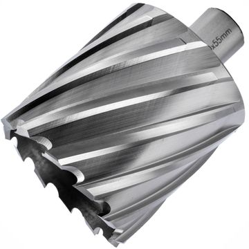 Annular Hole Cutter Hss 60 X 55Mm Weld Shank 19.05Mm