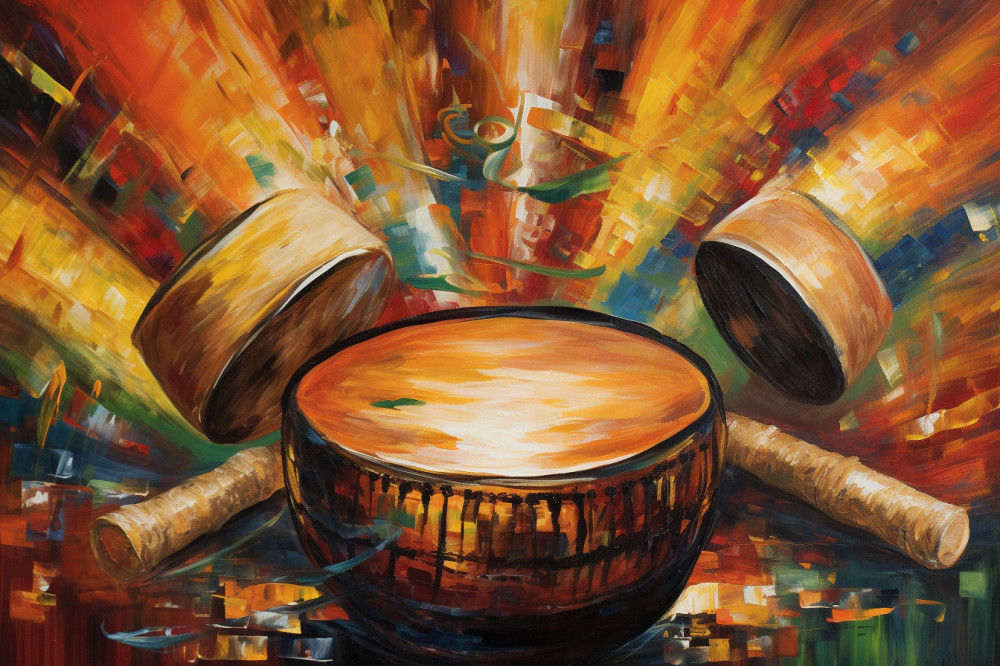 Canvas Wall Art - Beat Tradition By Chromatic Wilderness  - A1667 - [120 x 80 cm]