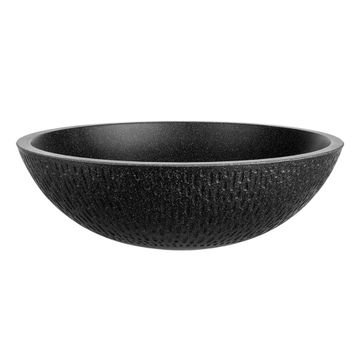 Laveo Amber Granite Washbasin - Black