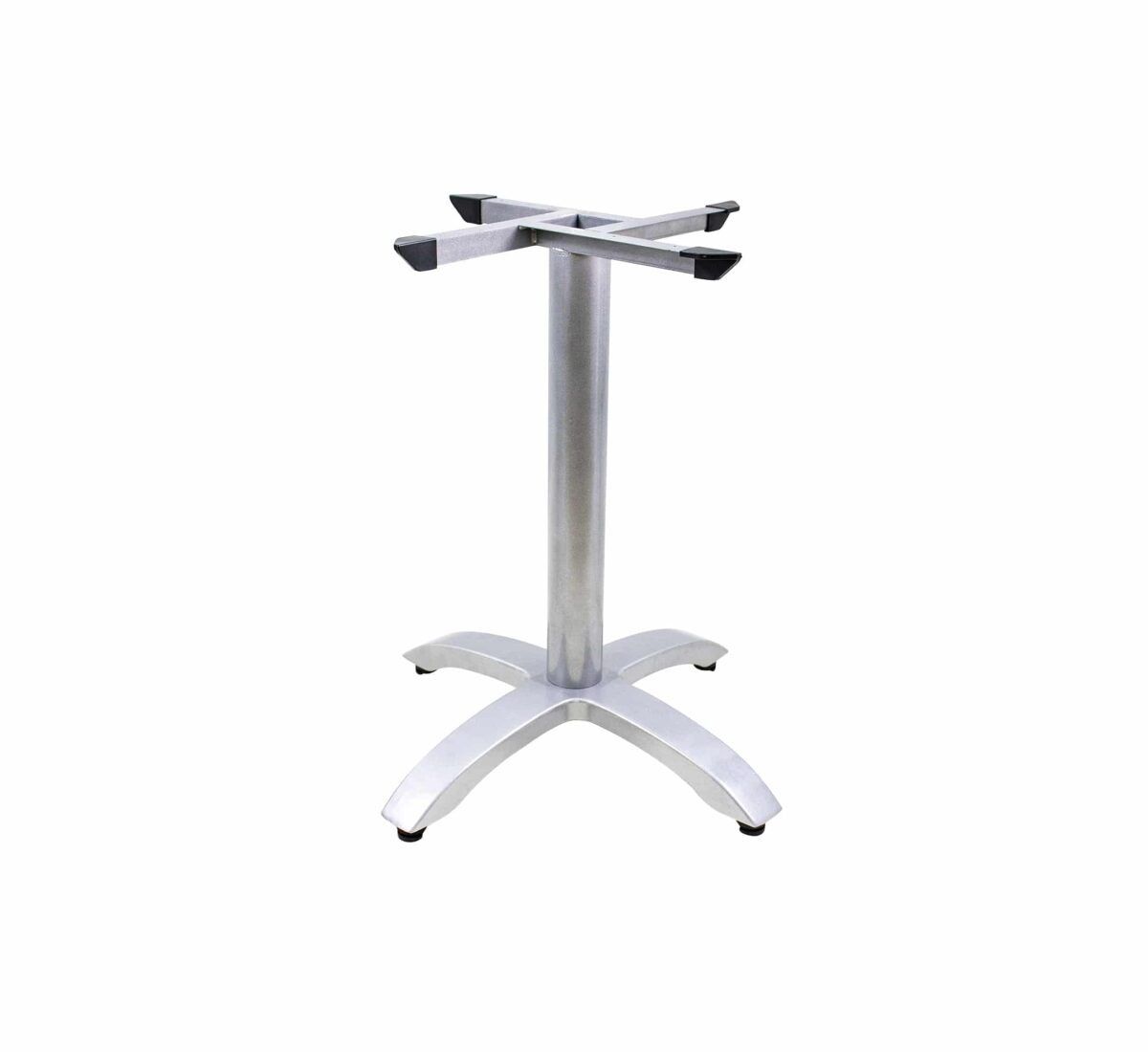Vividitto - Supreme Single Cafe Table Base - Silver
