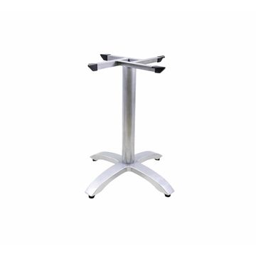 Vividitto - Supreme Single Cafe Table Base - Silver