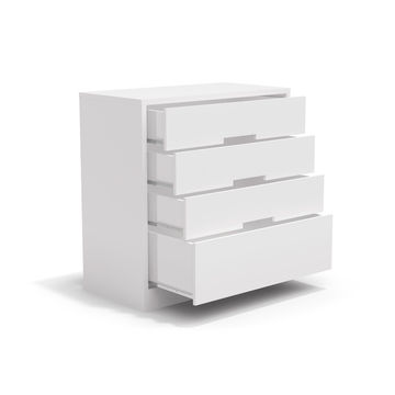 Castillo Chest Of 4 Drawers -White