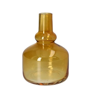 Danny Home Amber Tinted Decorative Glass Vase