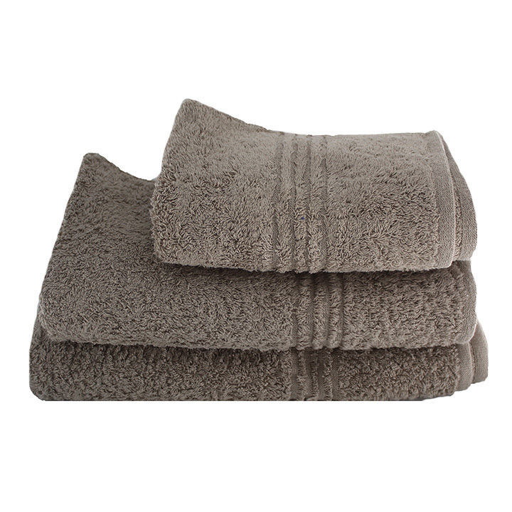 Glodina Black Label Luxury Marathon Snag Proof 550gsm 1 HandTowel, 1 BathTowel, 1 BathSheet -Stone