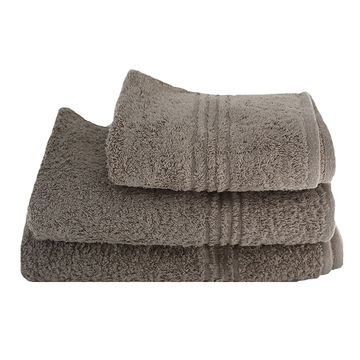 Glodina Black Label Luxury Marathon Snag Proof 550gsm 1 HandTowel, 1 BathTowel, 1 BathSheet -Stone