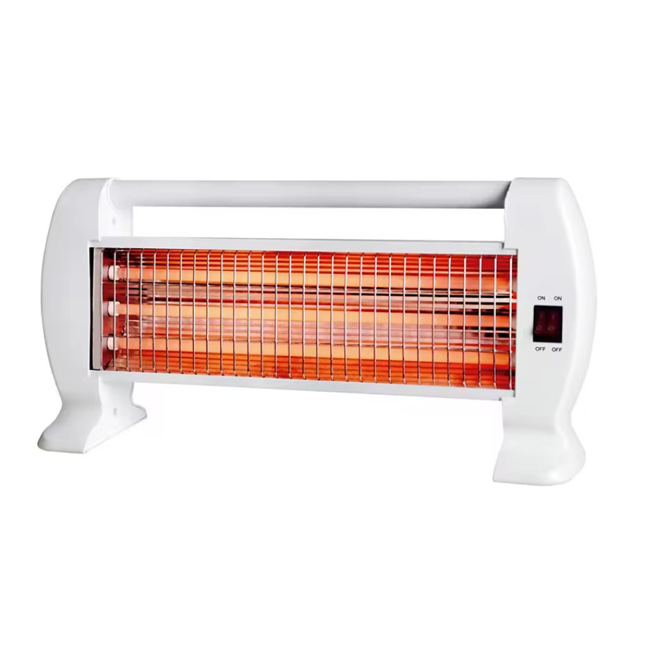 1200W Energy-Efficient Portable Heater with 3 Settings and Safety Switch
