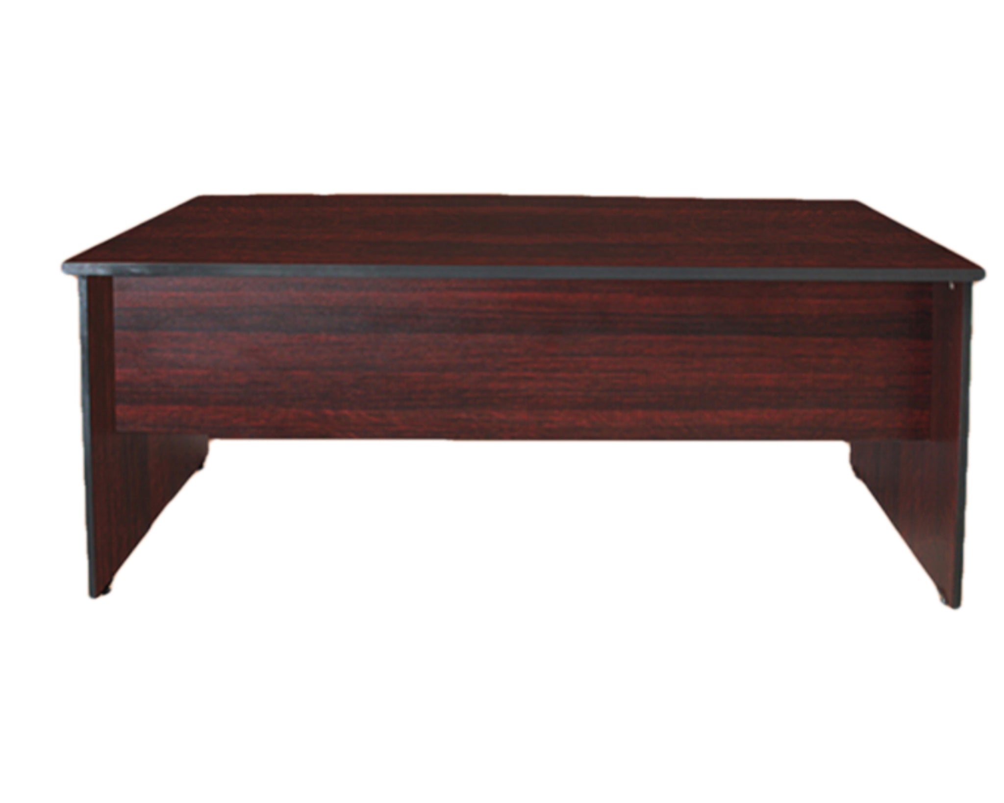 MaqelepoFurn - Operator's Mahogany Finish Office Desk Shell