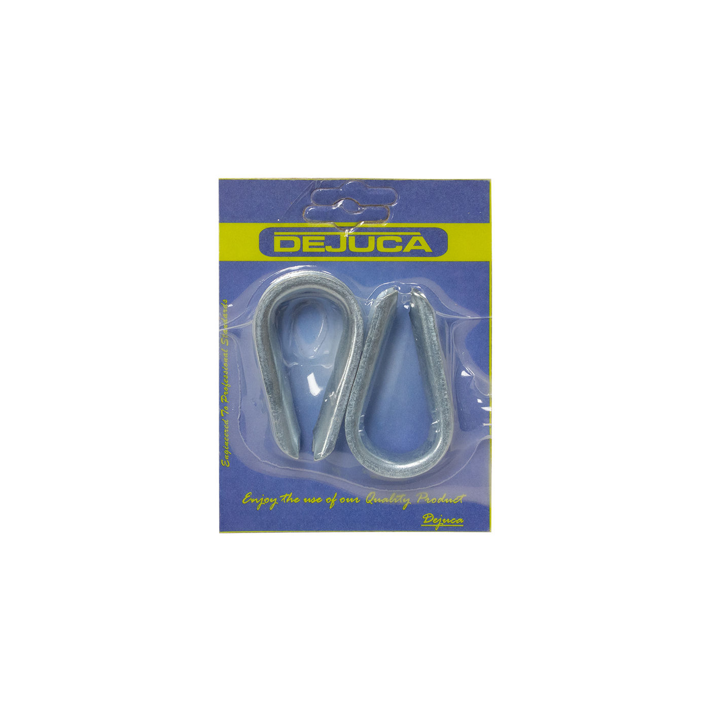 Dejuca - Thimble - Zink Plated - 12mm - 2/pkt - 2 Pack