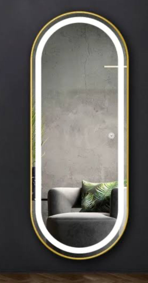 Modern LED 2 in 1 Hanging & Standing Full length Mirror