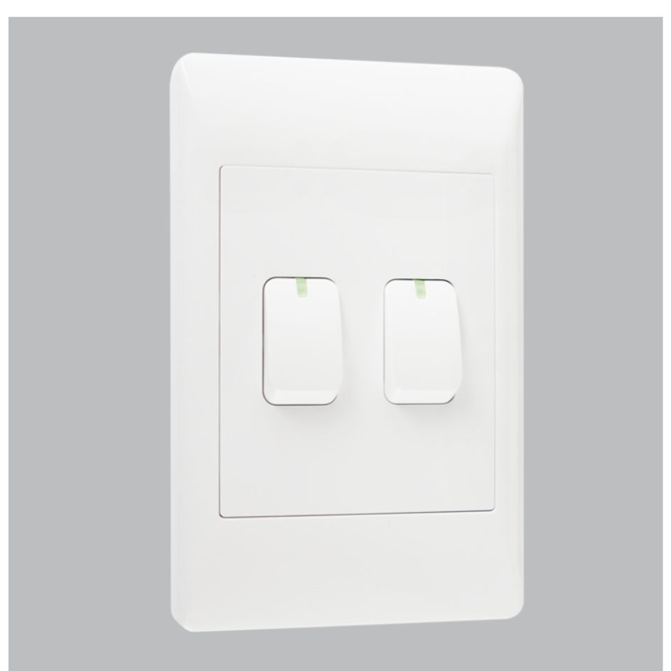 2 Lever 1 Way Switch â€“ 2 X 4