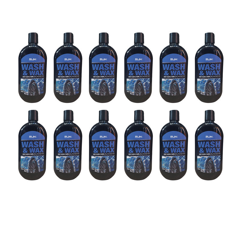 SLIKK Wash & Wax Car Shampoo 500ml ( 12 Pack )