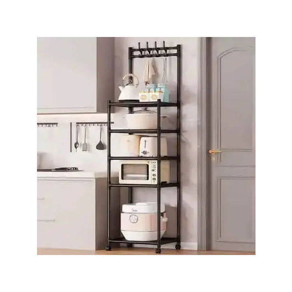 5 Tier Metal Kitchen Organizer Rack