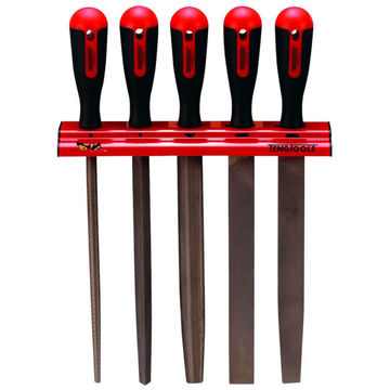 5PC 10inch (250mm) File Set with Wall Rack