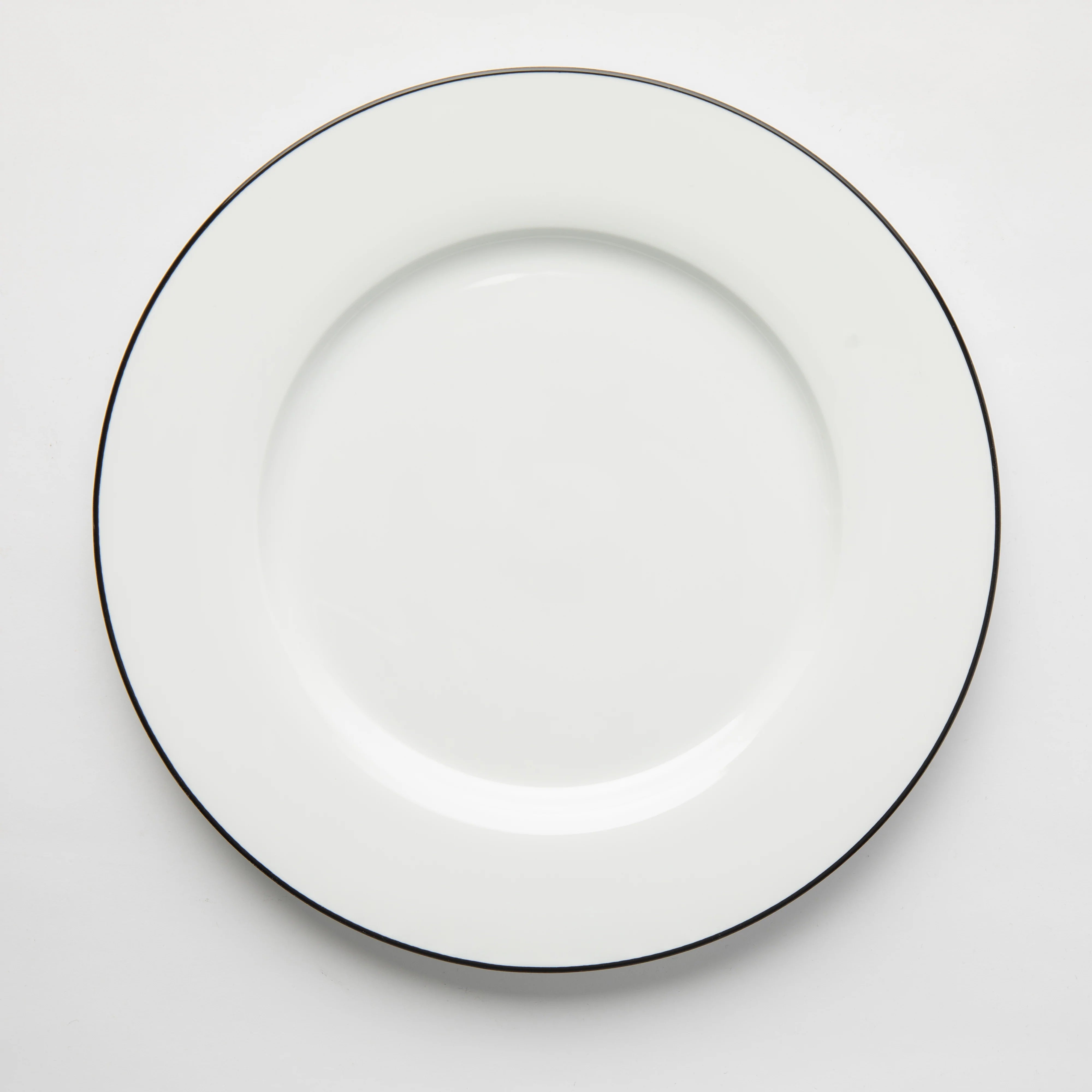 Jenna Clifford - Premium Porcelain Dinner Plate With Black Band Set of 4