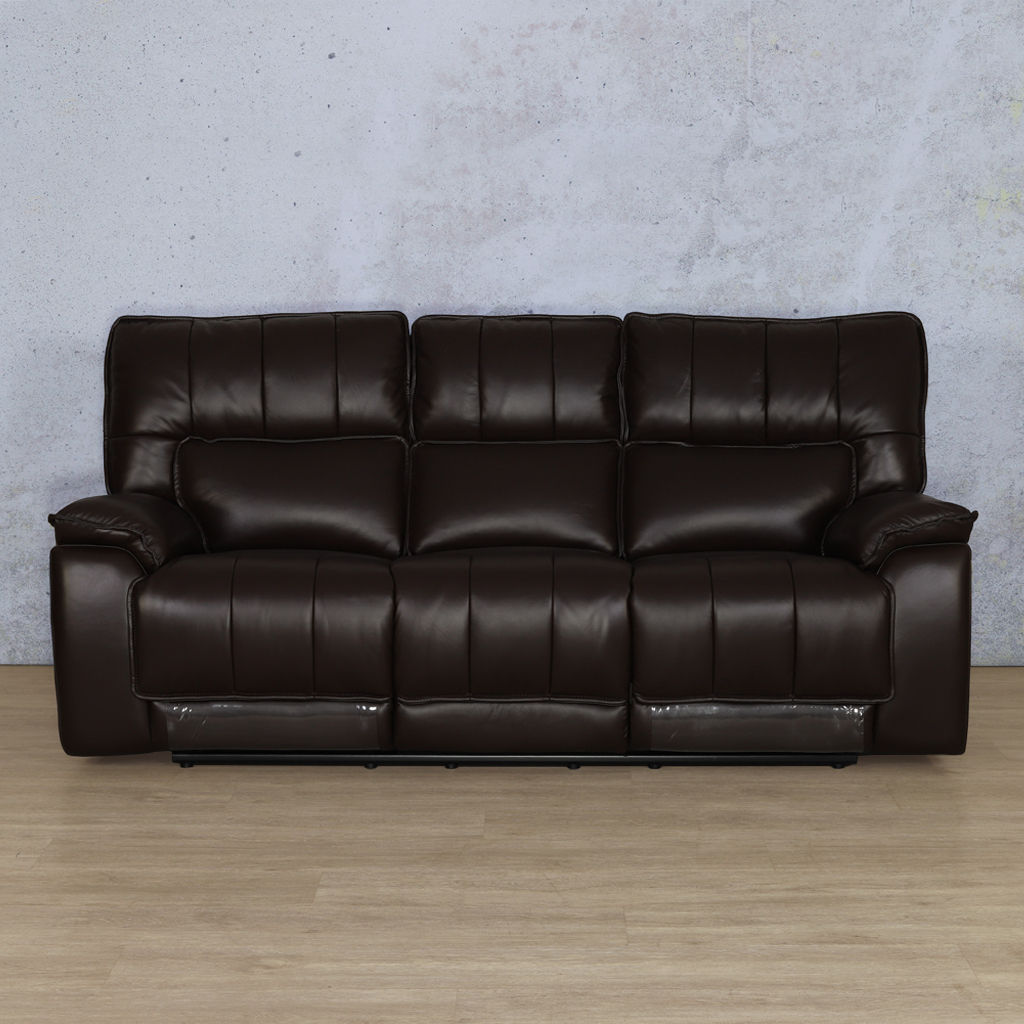 Bentley Leather Recliner 3 Seater