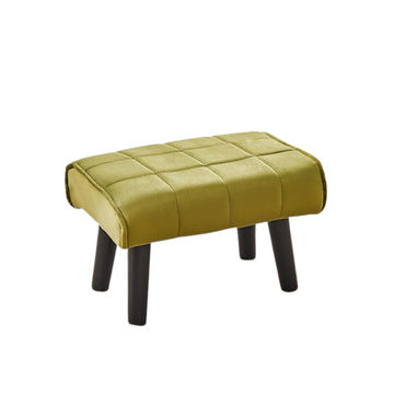 Betty Small Foot Stool Ottoman/ Modern Accent Step Stool Seat - Green