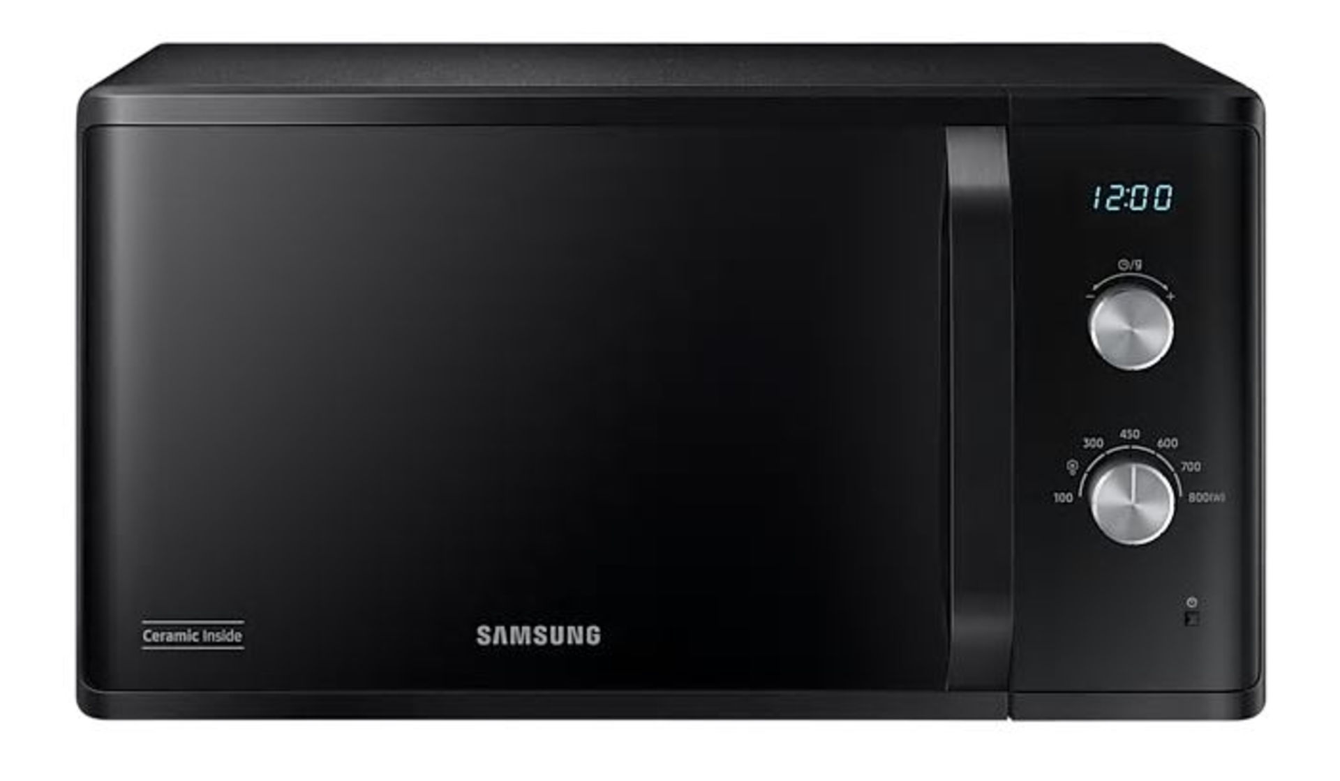 Samsung 23L 800 Watt Solo Microwave - Black MS23K3614AK