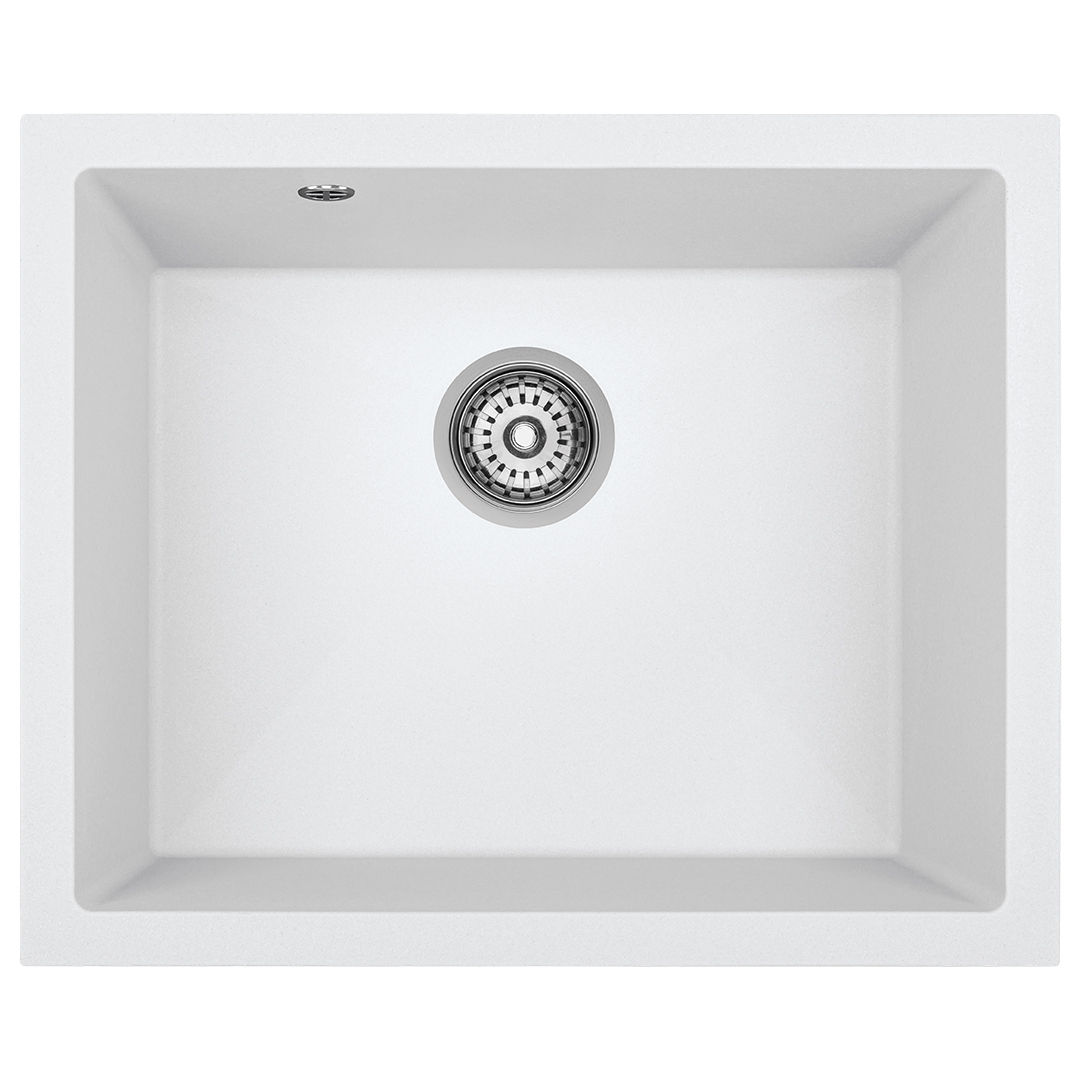 Laveo Ibiza Granite Undermount Sink - White