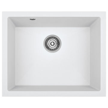 Laveo Ibiza Granite Undermount Sink - White