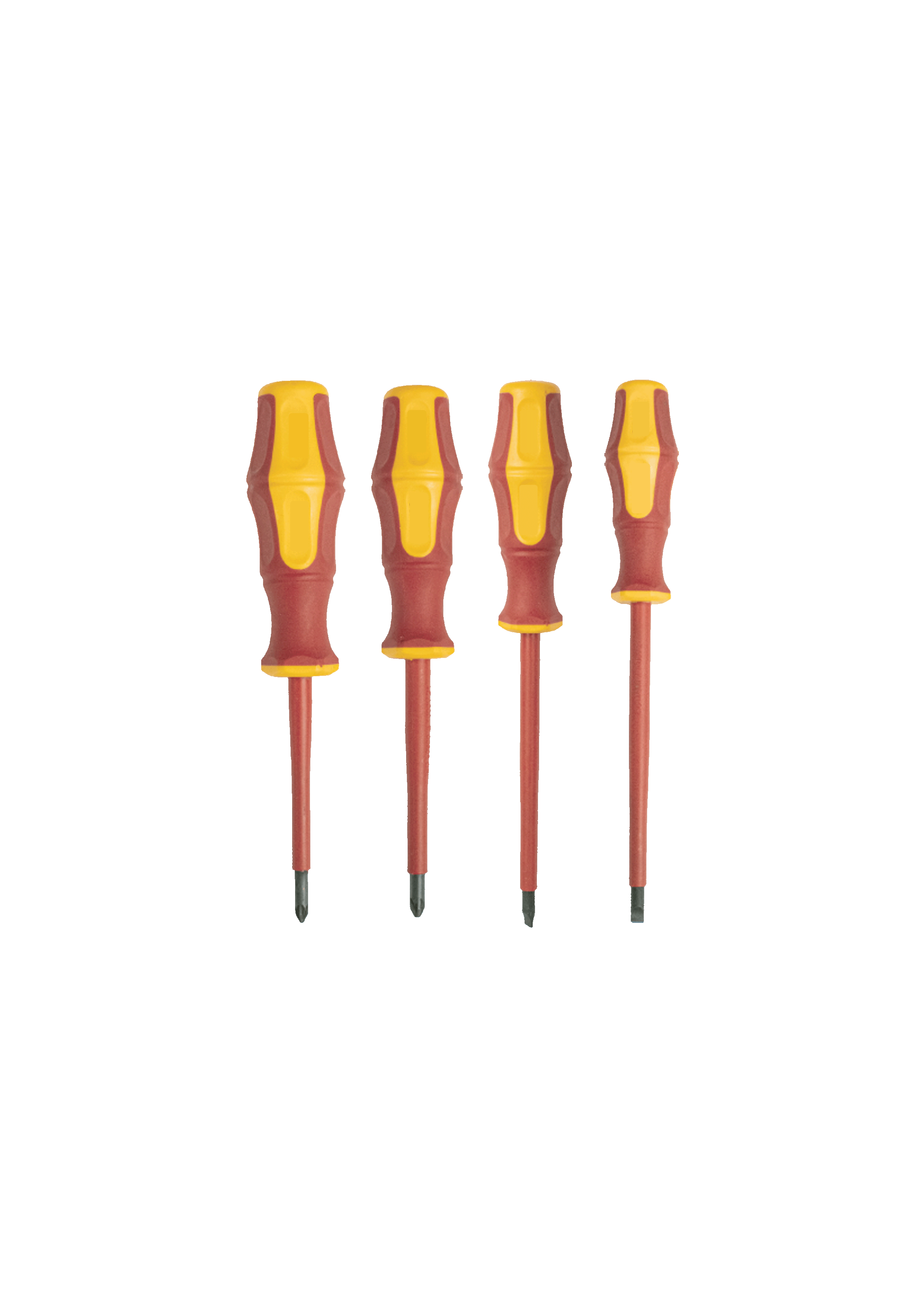 4PC VDE SCREWDRIVER SET 1000VOLTS RATED