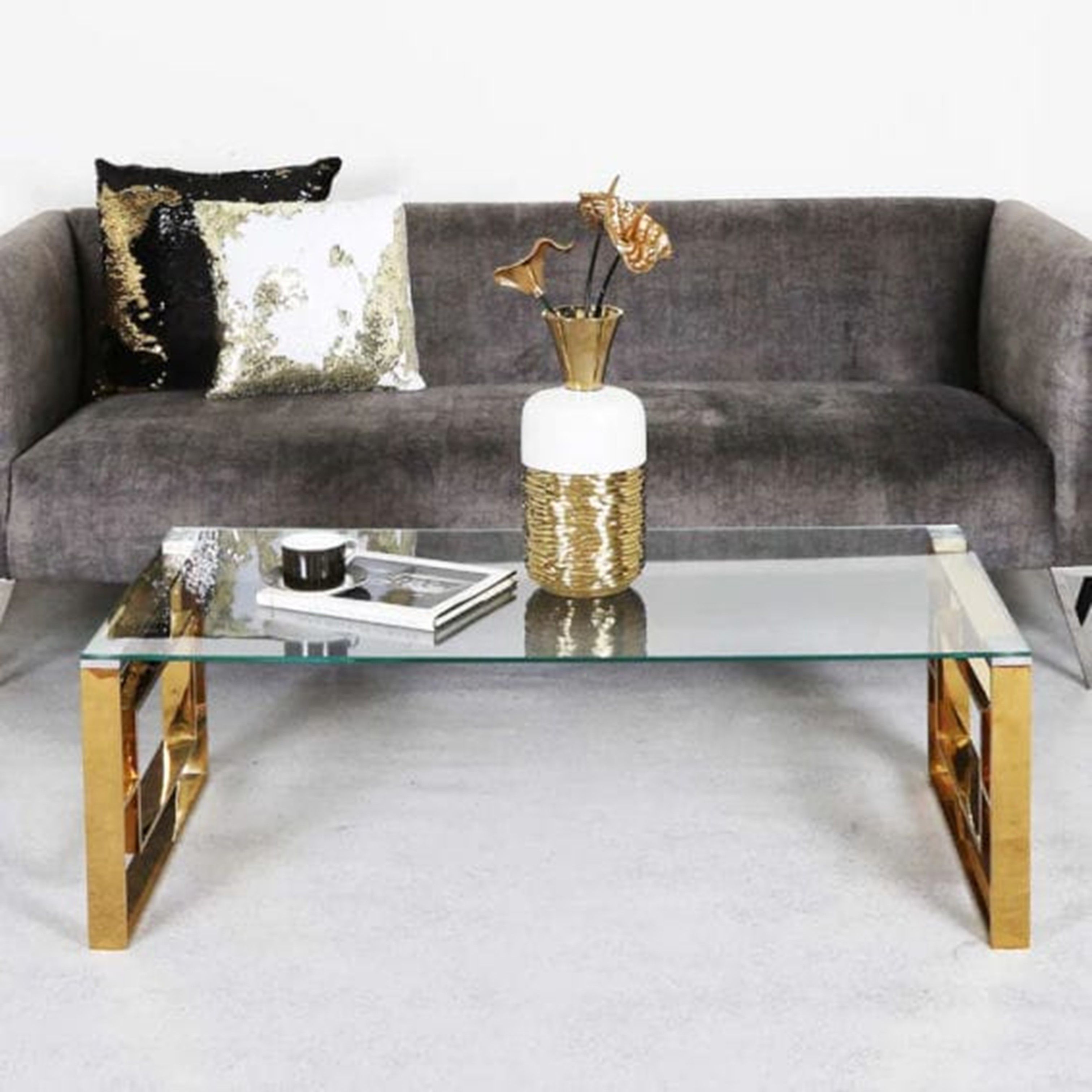 Golden Plated Coffee Table