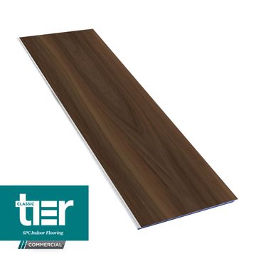 TIER Classic Commercial, Streaked Mahogany, SPC Vinyl Flooring with CarbideCore™ Technology 181 x 1220 x 8 pcs (1.77m2 p/box)