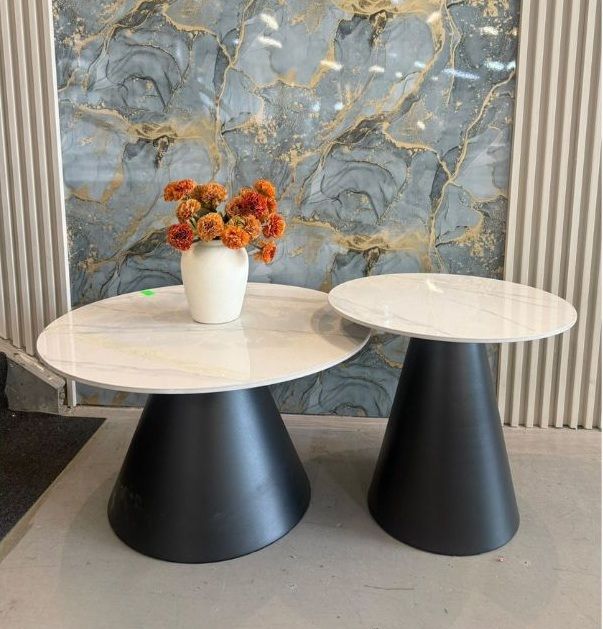 Cream Marble Coffee Table