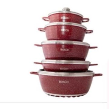 10 Piece  Non Stick Pot Set